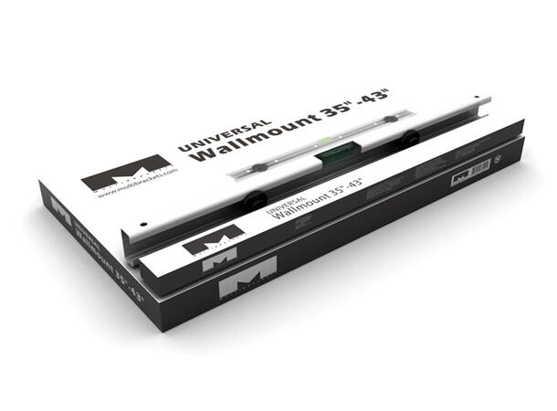 Multibrackets TV veggfeste slim - 80 kg Passer for skjermer 35-46" 